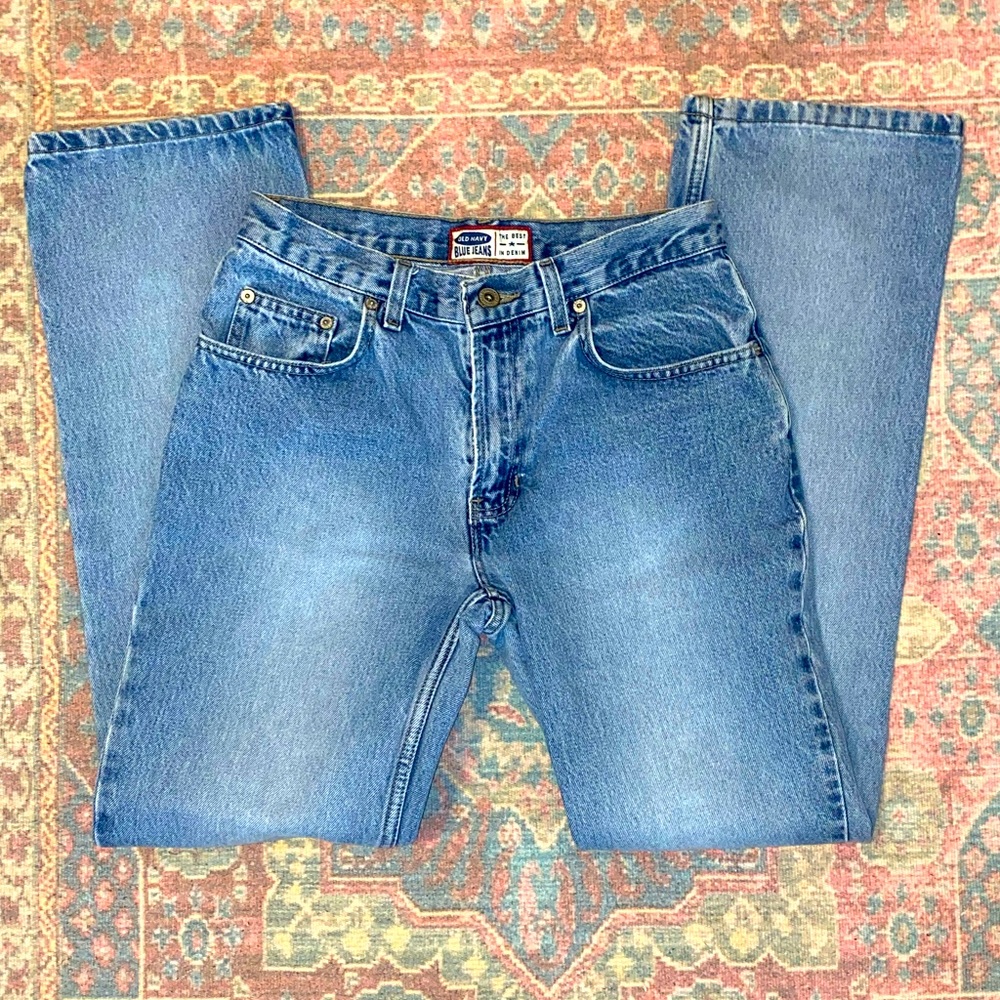 Vintage Old Navy Straight Leg Blue Jeans